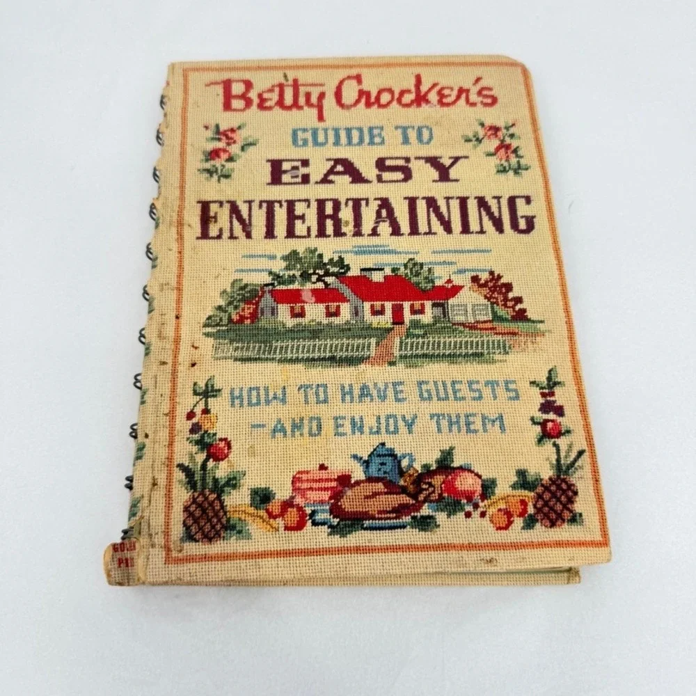 Betty Crocker Guide to Easy Entertaining 1959 1st‎ Edition 1st Printing Cookbook